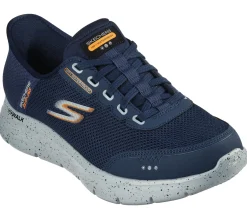 Calçado Sem Atacadores|Hands Free Slip-Ins-SKECHERS Slip-ins: GO WALK Flex - Waterproof NAVY
