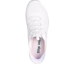 Calçado Sem Atacadores|Hands Free Slip-Ins-SKECHERS Slip-ins: Gratis Sport - Leisurely BRANCO / PRATEADO