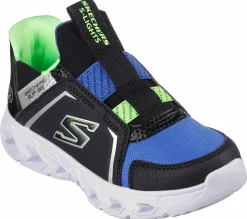 Calçado Sem Atacadores|Luzes-SKECHERS Slip-ins: Hypno-Flash 2.0 - Vexlux PRETO / LIMA