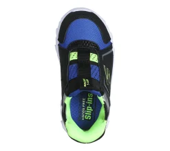 Calçado Sem Atacadores|Luzes-SKECHERS Slip-ins: Hypno-Flash 2.0 - Vexlux PRETO / LIMA