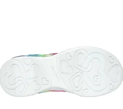 Hands Free Slip-Ins|Sapatilhas-SKECHERS Slip-ins: Infinite Heart Lights ROSA / MULTICOR