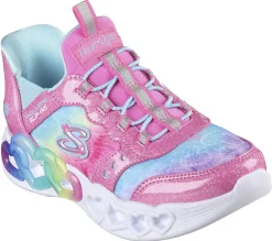 Hands Free Slip-Ins|Sapatilhas-SKECHERS Slip-ins: Infinite Heart Lights ROSA / MULTICOR