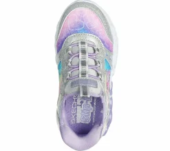 Hands Free Slip-Ins|Sapatilhas-SKECHERS Slip-ins: Infinite Heart Lights PRATEADO / MULTICOR
