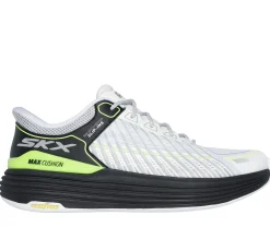 Calçado Sem Atacadores|Hands Free Slip-Ins-SKECHERS Slip-ins: Max Cushioning Suspension BRANCO / PRETO