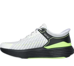 Calçado Sem Atacadores|Hands Free Slip-Ins-SKECHERS Slip-ins: Max Cushioning Suspension BRANCO / PRETO