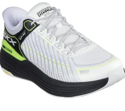 Calçado Sem Atacadores|Hands Free Slip-Ins-SKECHERS Slip-ins: Max Cushioning Suspension BRANCO / PRETO