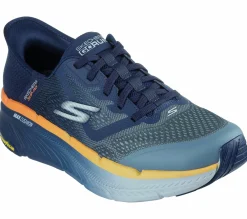 Hands Free Slip-Ins|Sapatilhas-SKECHERS Slip-ins: Max Cushioning Premier 2.0 NAVY / LARANJA