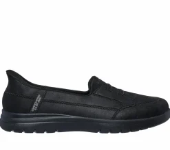Calçado Sem Atacadores|Sapatilhas Casuais-SKECHERS Slip-ins: On-the-GO Flex PRETO
