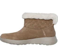 Botas|Hands Free Slip-Ins-SKECHERS Slip-ins: On-the-GO Joy - Cozy Shimmer CASTANHO CLARO