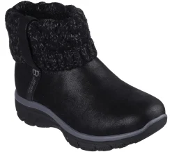 Calçado Sem Atacadores|Botas-SKECHERS Slip-ins Relaxed Fit: Easy Going - Cozy Weather 2 PRETO