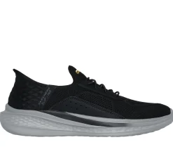 Sapatos Casual|Calçado Sem Atacadores-SKECHERS Slip-ins Relaxed Fit: Slade - Cohen PRETO