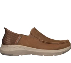 Calçado Sem Atacadores|Hands Free Slip-Ins-SKECHERS Slip-ins Relaxed Fit: Parson - Oswin CASTANHO DESERTO