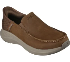 Calçado Sem Atacadores|Hands Free Slip-Ins-SKECHERS Slip-ins Relaxed Fit: Parson - Oswin CASTANHO DESERTO