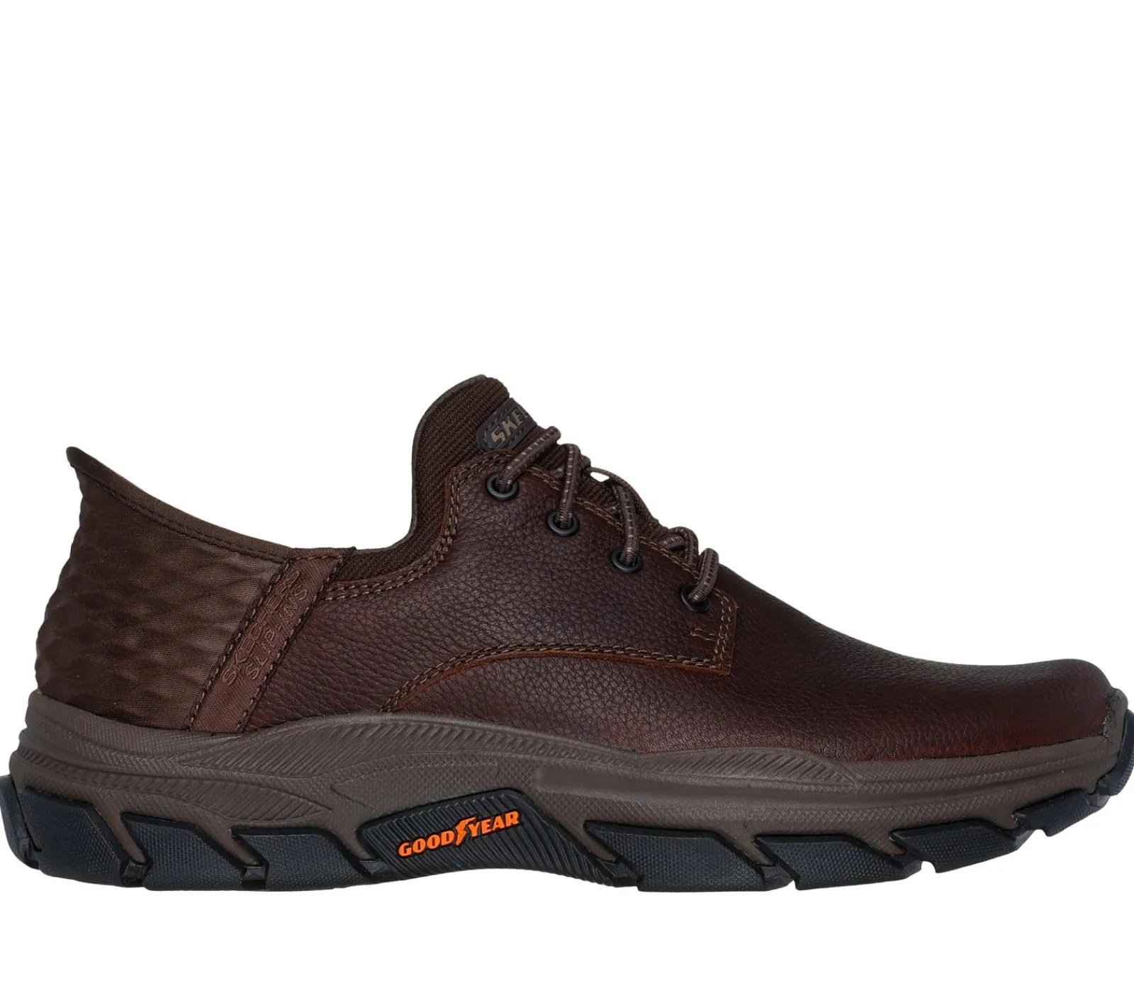 Hands Free Slip-Ins-SKECHERS Slip-ins: Respected - Garville VERMELHO / CASTANHO