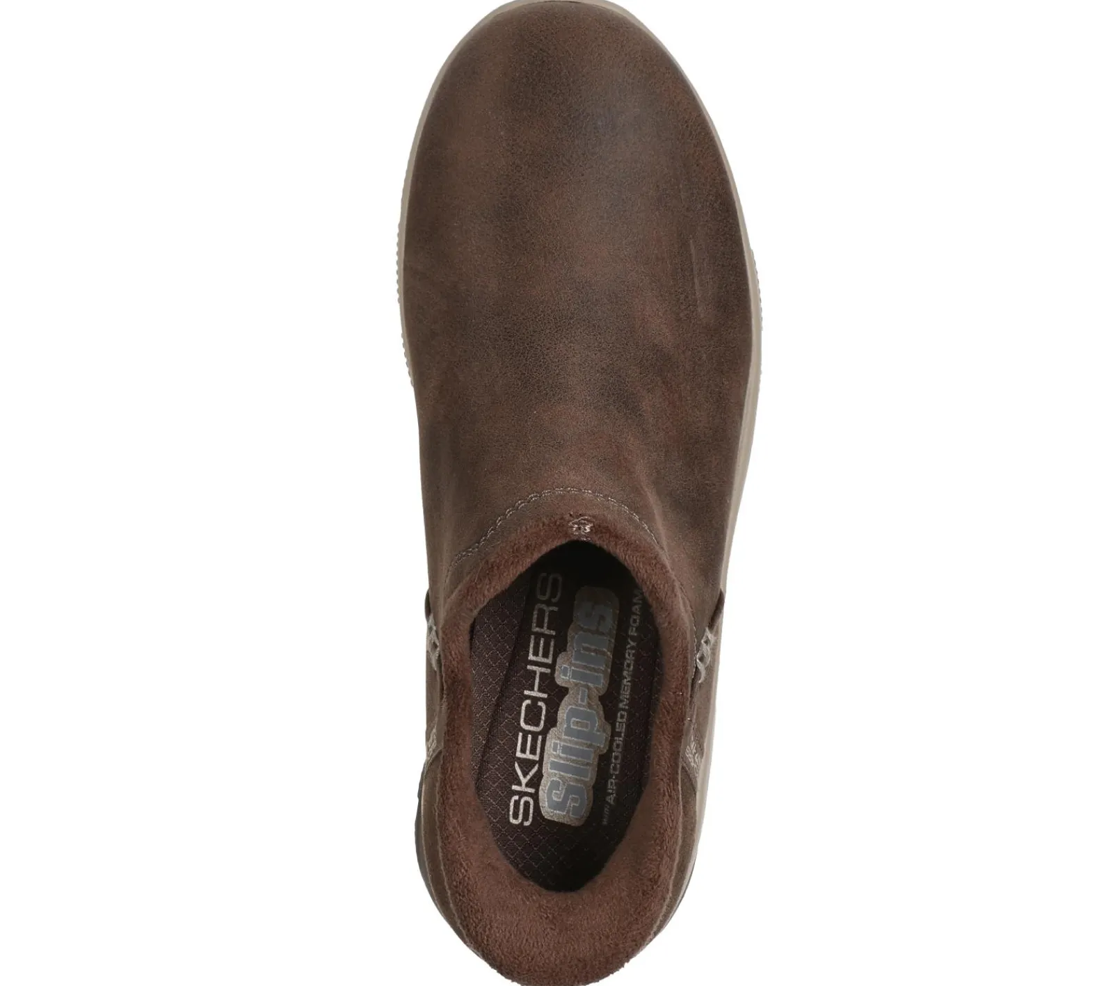 Calçado Sem Atacadores|Botas-SKECHERS Slip-ins RF: Easy Going - Modern Hour CHOCOLATE