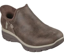 Calçado Sem Atacadores|Botas-SKECHERS Slip-ins RF: Easy Going - Modern Hour CHOCOLATE