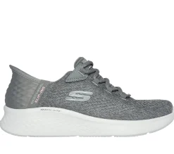 Com Atacadores|Calçado Sem Atacadores-SKECHERS Slip-ins: Skech-Lite Pro - Natural CINZENTO / MENTA