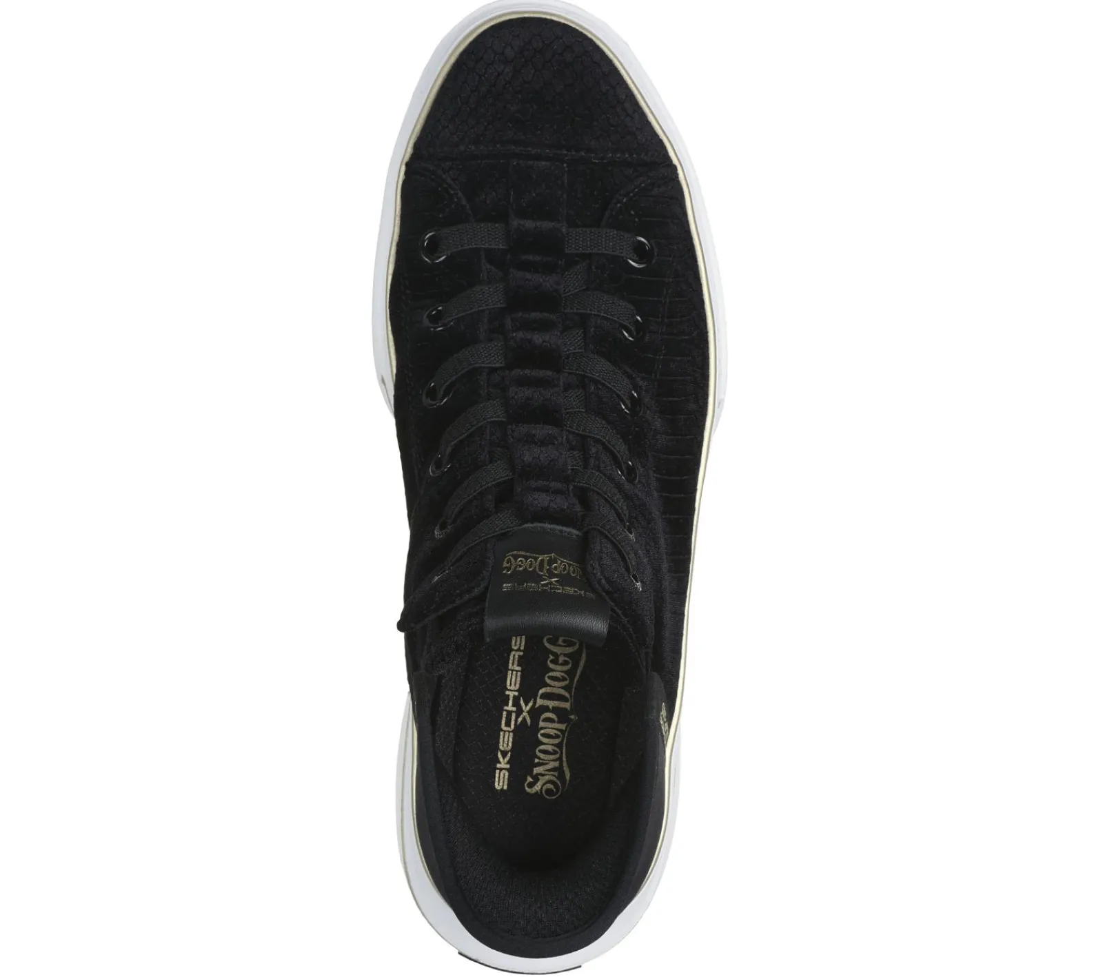 Hands Free Slip-Ins|Sapatilhas Casuais-SKECHERS Slip-ins: Snoop One - Boss Life Velvet PRETO
