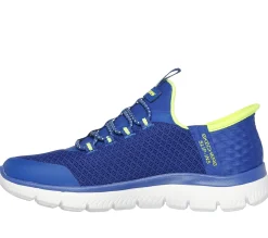 Sapatilhas-SKECHERS Slip-ins: Summits - High Range AZUL / LIMA