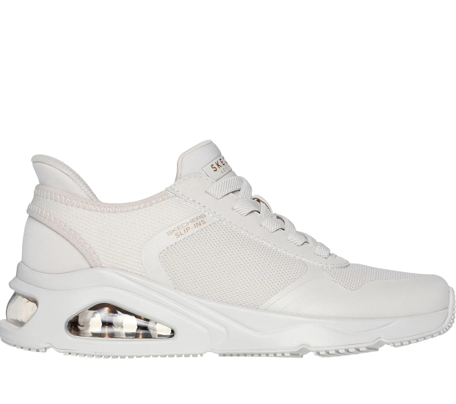 Calçado Sem Atacadores|Hands Free Slip-Ins-SKECHERS Slip-ins: Tres-Air Uno - Easy Steppers BRANCO SUJO