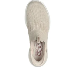 Hands Free Slip-Ins|Sapatilhas Casuais-SKECHERS Slip-ins: Ultra Flex 3.0 - Glitter Me NATURAL / DOURADO