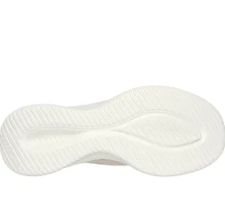 Hands Free Slip-Ins|Sapatilhas Casuais-SKECHERS Slip-ins: Ultra Flex 3.0 - Glitter Me NATURAL / DOURADO