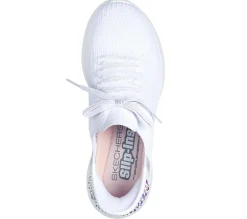 Calçado Sem Atacadores|Hands Free Slip-Ins-SKECHERS Slip-ins: Ultra Flex 3.0 - Shining Glitz BRANCO