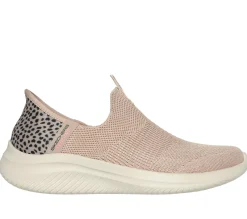 Calçado Sem Atacadores|Hands Free Slip-Ins-SKECHERS Slip-ins: Ultra Flex 3.0 - New Energy CAMEL / PRETO