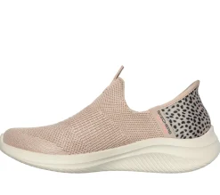 Calçado Sem Atacadores|Hands Free Slip-Ins-SKECHERS Slip-ins: Ultra Flex 3.0 - New Energy CAMEL / PRETO