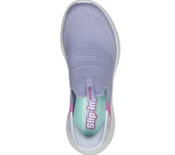 Calçado Sem Atacadores|Sapatilhas-SKECHERS Slip-Ins: Ultra Flex 3.0 - Colory Wild LAVANDA / MULTICOR