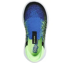 Hands Free Slip-Ins|Sapatilhas-SKECHERS Slip-ins: Ultra Flex 3.0 - Brisk-Spec PRETO / LIMA