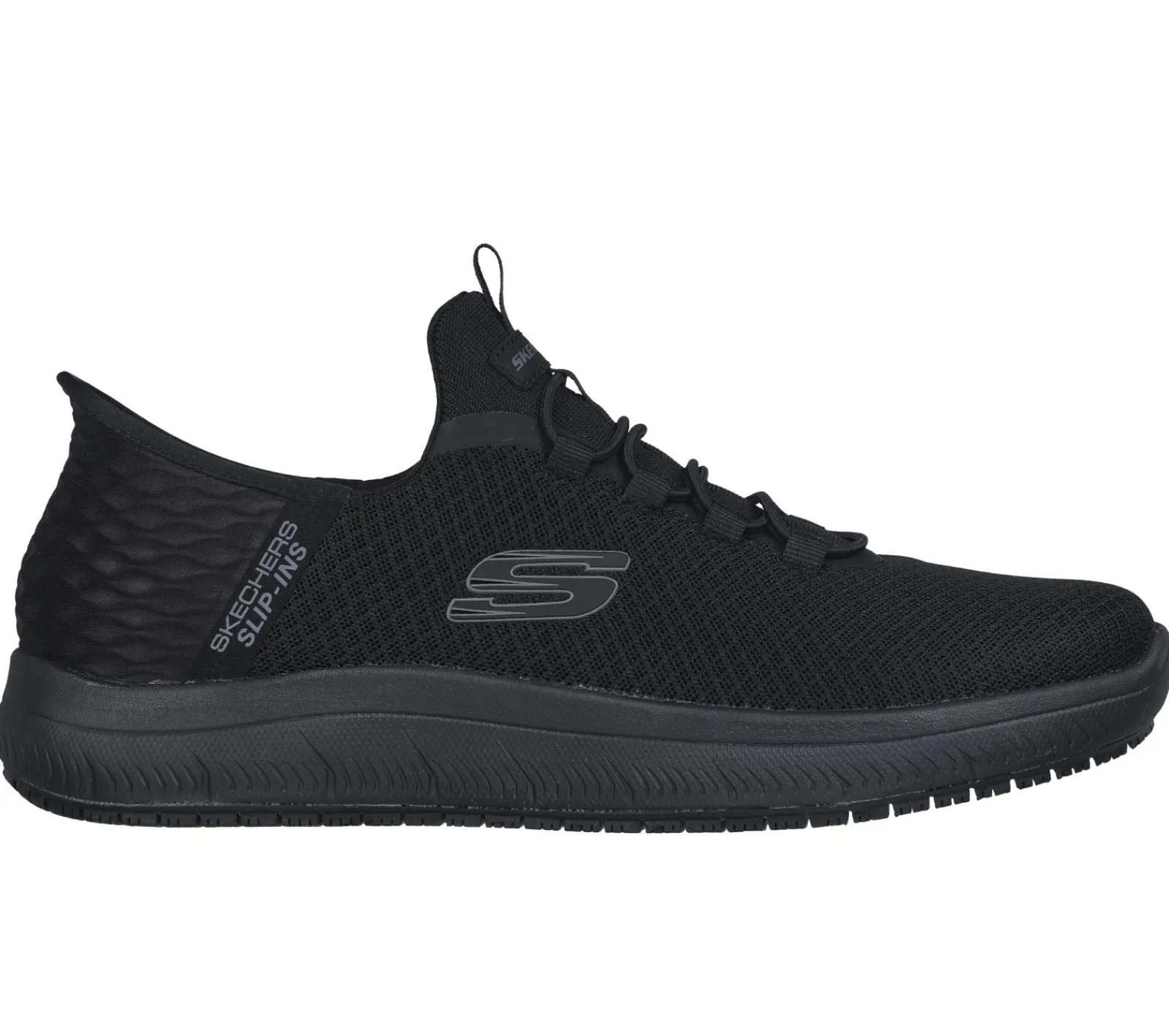 Hands Free Slip-Ins|Sapatilhas-SKECHERS Slip-ins Work Slip-Resistant: Summits - Colsin PRETO