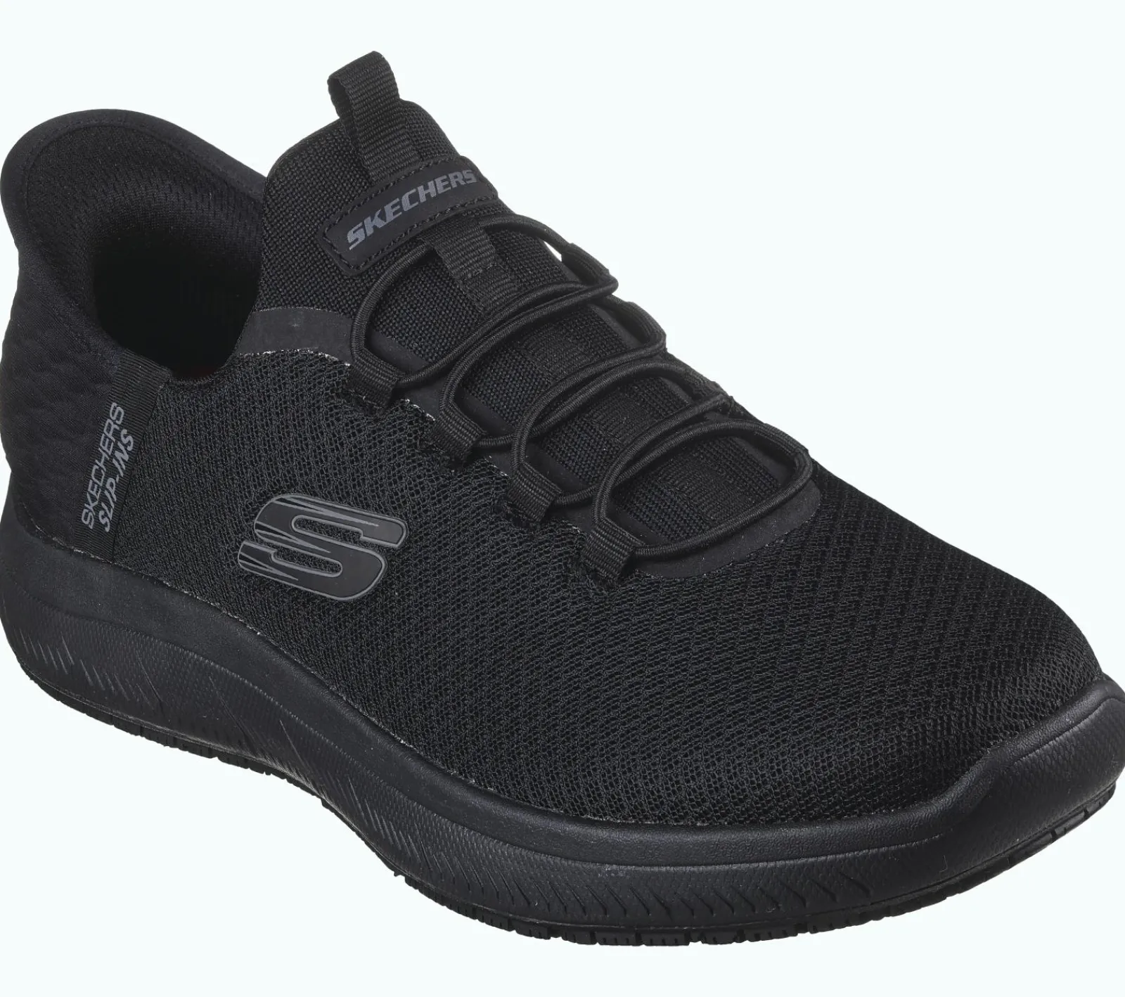 Hands Free Slip-Ins|Sapatilhas-SKECHERS Slip-ins Work Slip-Resistant: Summits - Colsin PRETO