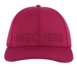 Acessórios-SKECHERS Tonal Logo Hat ROSA / VERMELHO