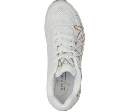 Sapatilhas Casuais|Sapatilhas-SKECHERS X JGoldcrown: Uno - Metallic Love BRANCO / DOURADO