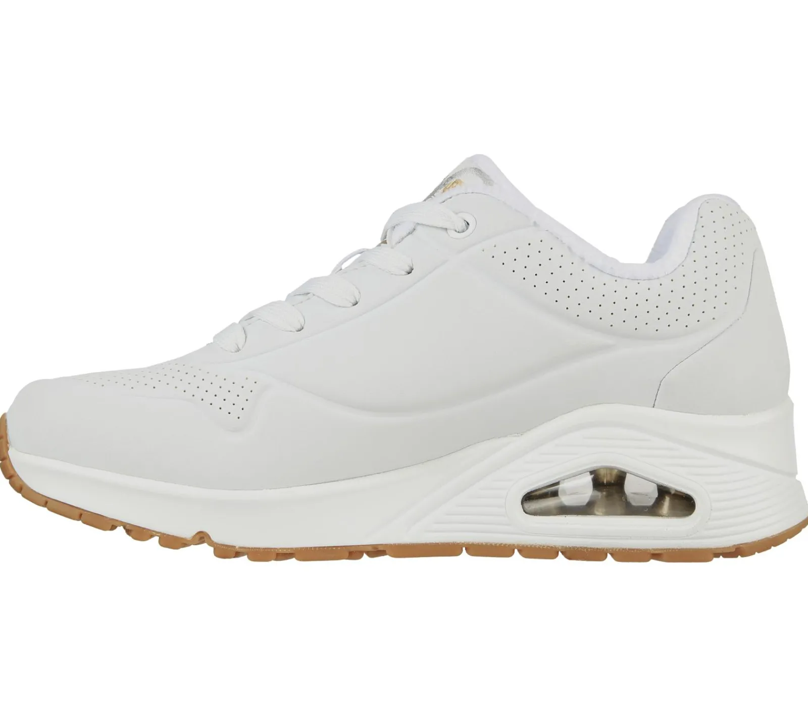 Sapatilhas Casuais|Sapatilhas-SKECHERS X JGoldcrown: Uno - Metallic Love BRANCO / DOURADO