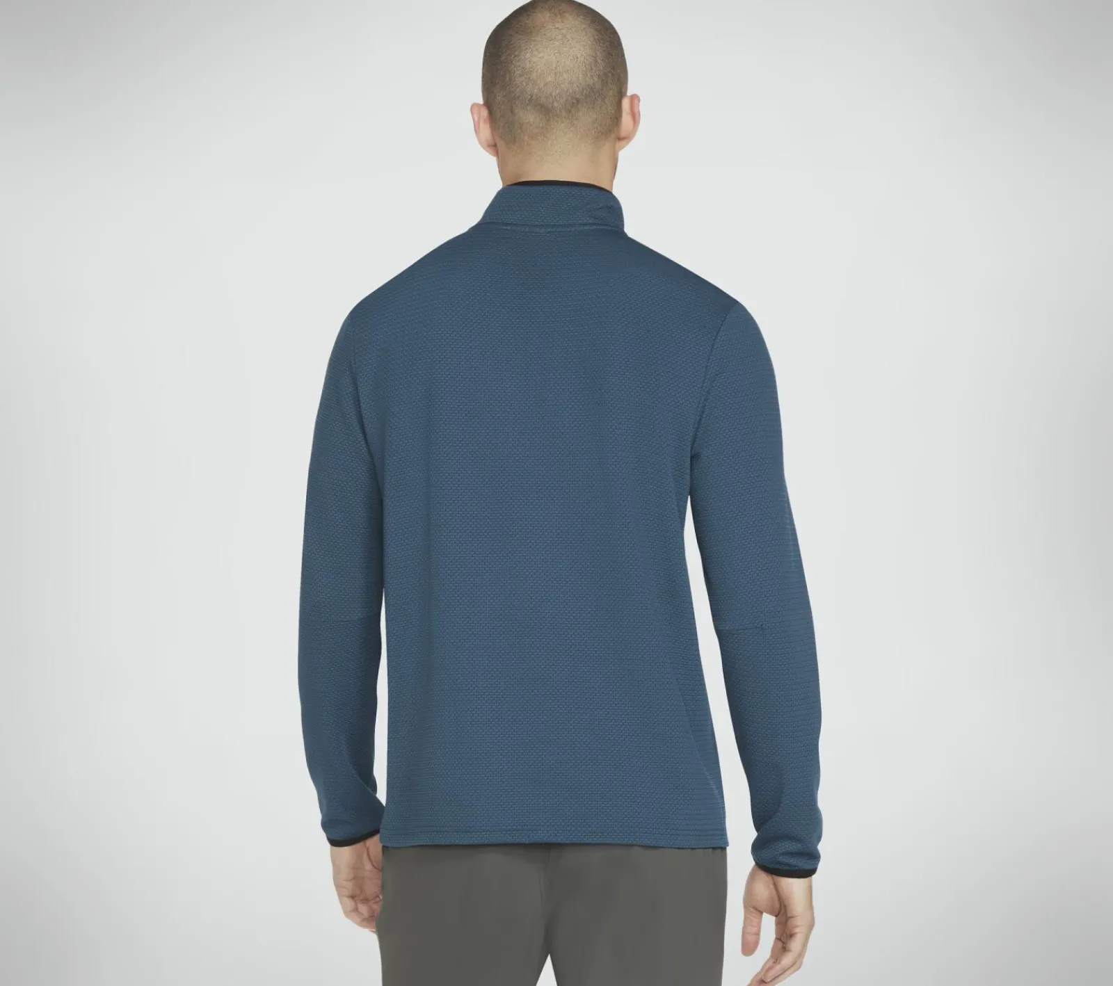 Partes De Cima|Partes De Cima-SKECHERS Skech-Knits Burst 1/4 Zip AZUL CELESTE