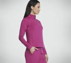 Partes De Cima|Partes De Cima-SKECHERS SKECH-KNITS ULTRA GO 1/4 Zip ROSA