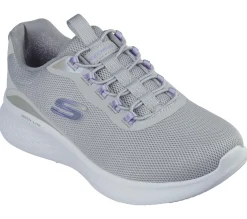 Com Atacadores|Calçado Sem Atacadores-SKECHERS Skech-Lite Pro - Glimmer Me CINZENTO / LAVANDA