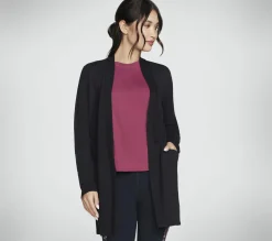 Partes De Cima|Partes De Cima-SKECHERS Skechluxe Renew Cardigan PRETO