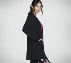 Partes De Cima|Partes De Cima-SKECHERS Skechluxe Renew Cardigan PRETO
