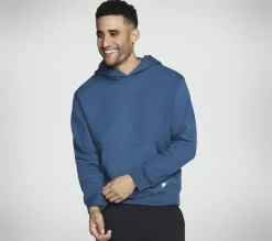Partes De Cima|Partes De Cima-SKECHERS Skech-Sweats Classic Hoodie AZUL CELESTE
