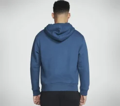 Partes De Cima|Partes De Cima-SKECHERS Skech-Sweats Classic Hoodie AZUL CELESTE