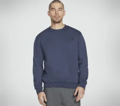 Partes De Cima|Partes De Cima-SKECHERS SKECH-SWEATS Definition Crew CARVÃO / NAVY