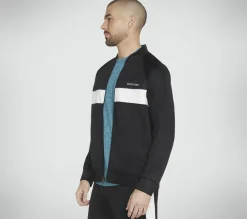 Partes De Cima|Partes De Cima-SKECHERS SKECHTECH Premier Track Jacket PRETO