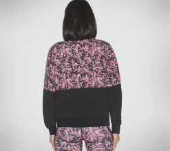 Partes De Cima|Partes De Cima-SKECHERS Skechweave Fantasy Fields Jacket PRETO / VERMELHO / AZUL