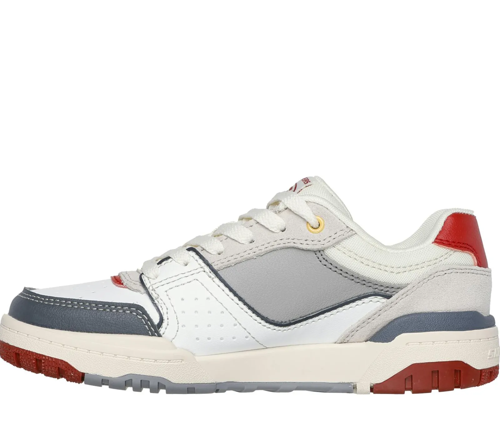 Sapatilhas-SKECHERS SKX-228 BRANCO / VERMELHO