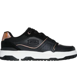 Sapatilhas-SKECHERS SKX-228 - Cool Class PRETO / DOURADO ROSA