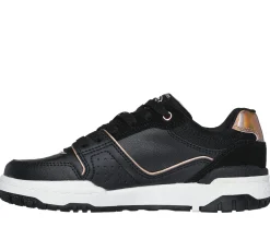 Sapatilhas-SKECHERS SKX-228 - Cool Class PRETO / DOURADO ROSA