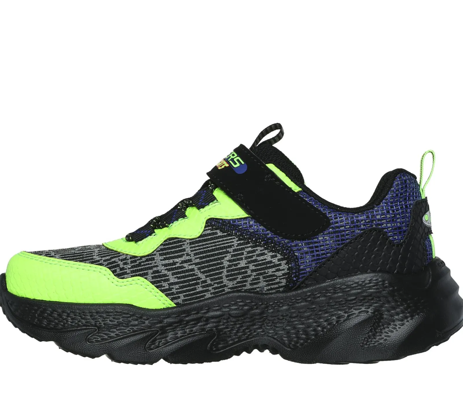 Luzes|Sapatilhas-SKECHERS S-Lights: Creature-Lights PRETO / LIMA